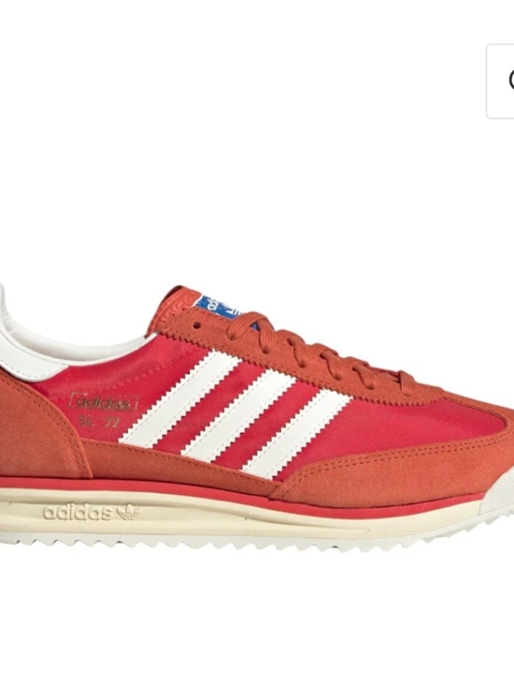 adidas Men’s Red & White SL 72 Retro Sneaker